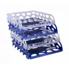 Bandeja de documentos Sax Voronoi azul DIN C4