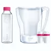 Máquina de água com gás BWT AQUAlizer Home manual 125626883 com garrafa de vidro