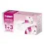 Jarro de filtro de água BWT 814544 Longlife Refill 1+3 rosa/branco