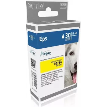 ASTAR Tinte amarelo compatível (alternativa a Epson T0714)