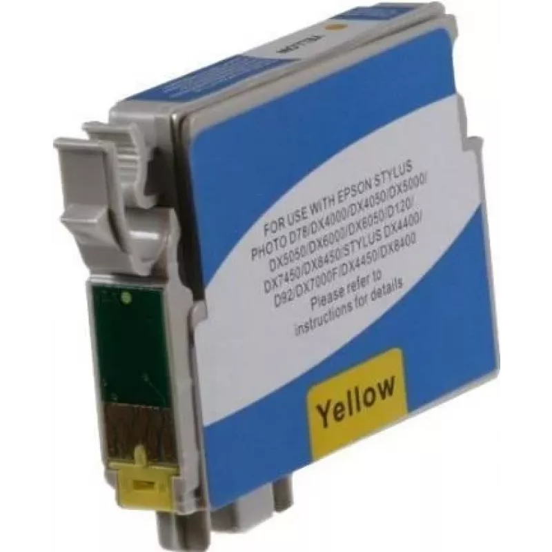 ASTAR Tinteiro amarelo compatível (alternativa a Epson T0714)
