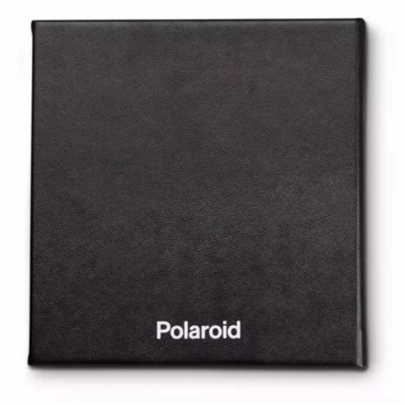Polaroid Álbum de fotografias pequeno preto