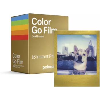 Filme instantâneo Polaroid Go / Go Gen 2 - 16 fotografias - moldura dourada
