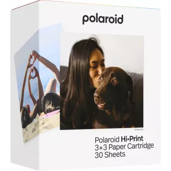 Papel fotográfico Polaroid Hi-Print 3x3 30 folhas