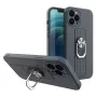HURTEL Ring Case Capa de silicone com suporte para dedo e base para Xiaomi Poco X4 Pro 5G Azul