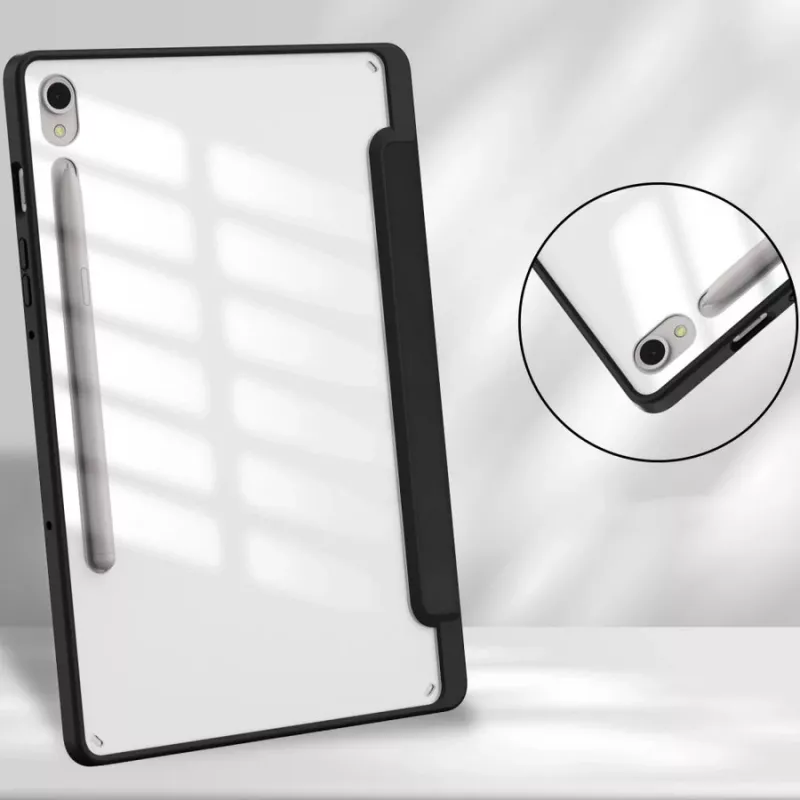 Tech-Protect SC Pen Hybrid capa para Samsung Galaxy Tab S9+ / S10+ 12.4 X810 / X816B / X826B, preto