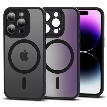 TECH-PROTECT MAGMAT CAM+ Capa MagSafe para Apple iPhone 15 Pro, preto mate