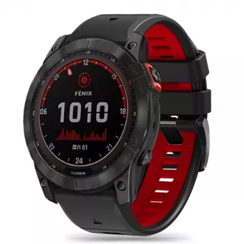 TECH-PROTECT ICONBAND PRO Garmin Fenix 3 / 5X / 3HR / 5X Plus / 6X / 6X Pro / 7X preto/vermelho
