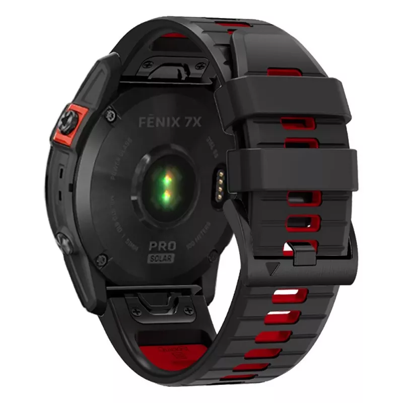 TECH-PROTECT ICONBAND PRO Garmin Fenix 3 / 5X / 3HR / 5X Plus / 6X / 6X Pro / 7X preto/vermelho