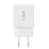 Tech-Protect C35W Carregador USB-C de 2 portas branco