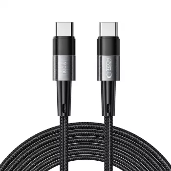 TECH-PROTECT ULTRABOOST Cabo USB-C para USB-C PD 100W / 5A 3m cinzento