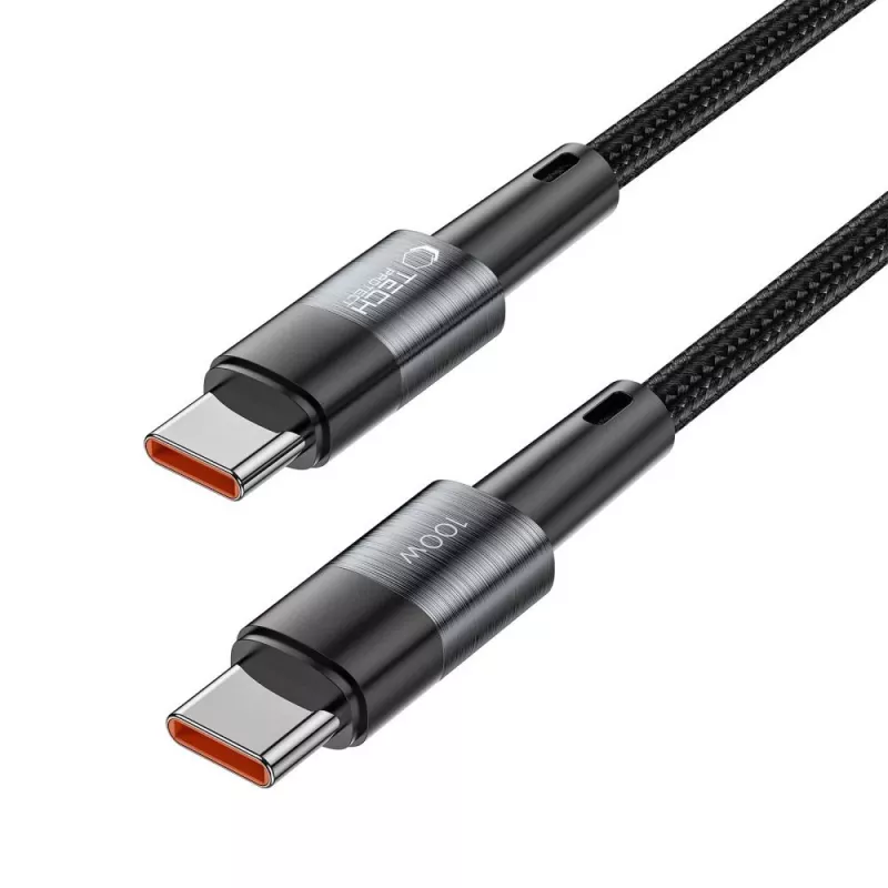 TECH-PROTECT ULTRABOOST Cabo USB-C para USB-C PD 100W / 5A 3m cinzento