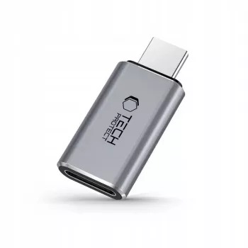 TECH-PROTECT ULTRABOOST Adaptador TYPE-C para LIGHTNING cinzento
