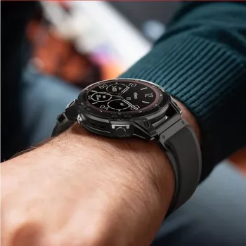 TECH-PROTECT Bracelete de nylon para Garmin Fenix 5 / 6 / 6 Pro / 7 – preto/laranja