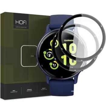 HOFI Hybrid Pro+ Película de proteção 2 unidades para Garmin Vivoactive 5 - preto