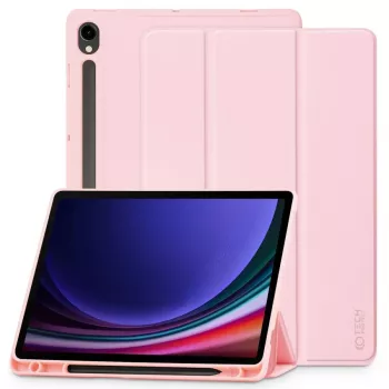 Tech-Protect SC Pen capa para Samsung Galaxy Tab S9 / S9 FE / S10 FE / S10 Lite, rosa