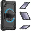 Tech-Protect Solid360 Capa para Samsung Galaxy Tab A9+/A11+ PLUS 11.0 X210/X215/X216/X230/X235/X236, preto