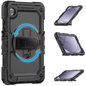 Tech-Protect Solid360 Capa para Samsung Galaxy Tab A9+/A11+ PLUS 11.0 X210/X215/X216/X230/X235/X236, preto