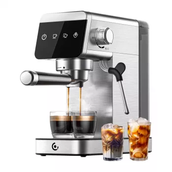 AMZCHEF CE-AZ-EM1501-SV cafeteira de êmbolo (prateado)