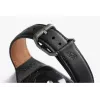 Bellroy Classic Leather Band para Apple Watch, preto, 40mm, 41mm, 38mm, 42mm (Série 10/11)