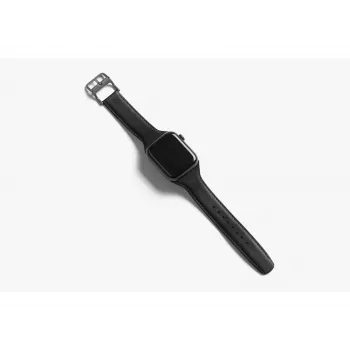 Bellroy Classic Leather Band para Apple Watch, preto, 44mm, 45mm, 42mm (Series 1/2/3), 49mm, 46mm