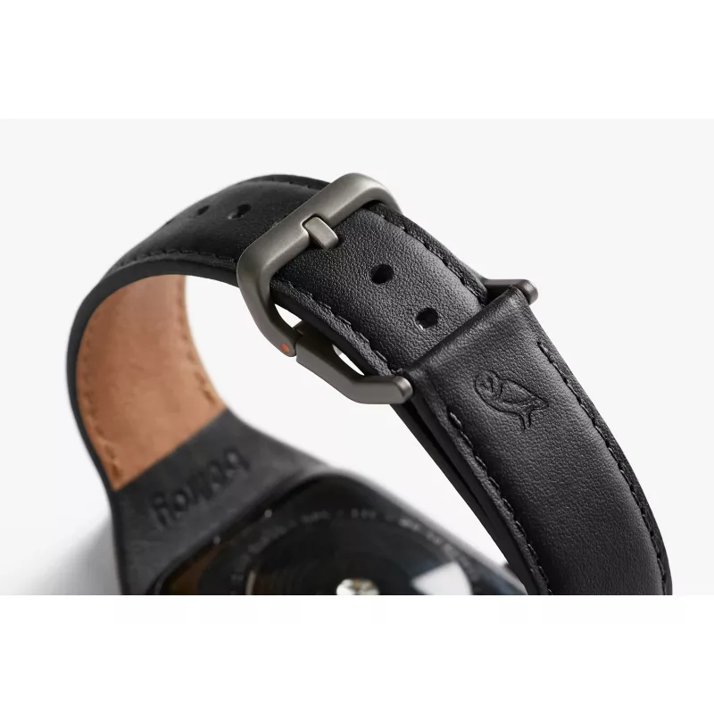 Bellroy Classic Leather Band para Apple Watch, preto, 44mm, 45mm, 42mm (Series 1/2/3), 49mm, 46mm