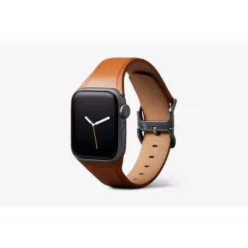 Bellroy Classic Leather Band para Apple Watch, castanho, 42mm, 44mm, 45mm, 46mm, 49mm