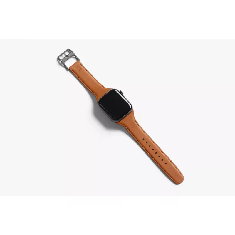 Bellroy Classic Leather Band para Apple Watch, castanho, 42mm, 44mm, 45mm, 46mm, 49mm