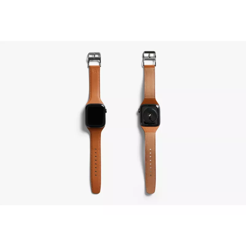 Bellroy Classic Leather Band para Apple Watch, castanho, 42mm, 44mm, 45mm, 46mm, 49mm