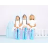 MADMIA Meias altas para criança Frozen Elsa impressão 3D - 1 par