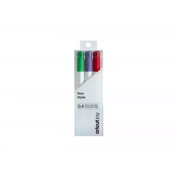 Cricut Canetas de Ponta Fina 0,4 mm, Cores Variadas, Tinta à Base de Água, pack de 20 (2007077)