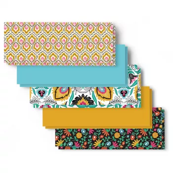CRICUT Joy Papel Deluxe com Adesivo 11,5x30 cm 10 Folhas By Design