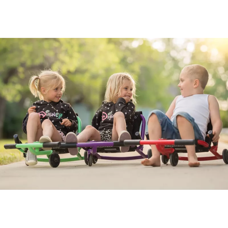 EzyRoller Classic Kart a pedais para crianças 3-12 anos Roxo