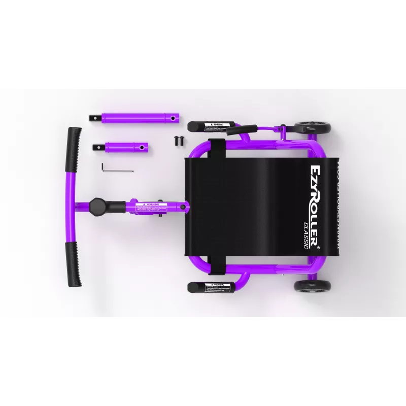 EzyRoller Classic Kart a pedais para crianças 3-12 anos Roxo
