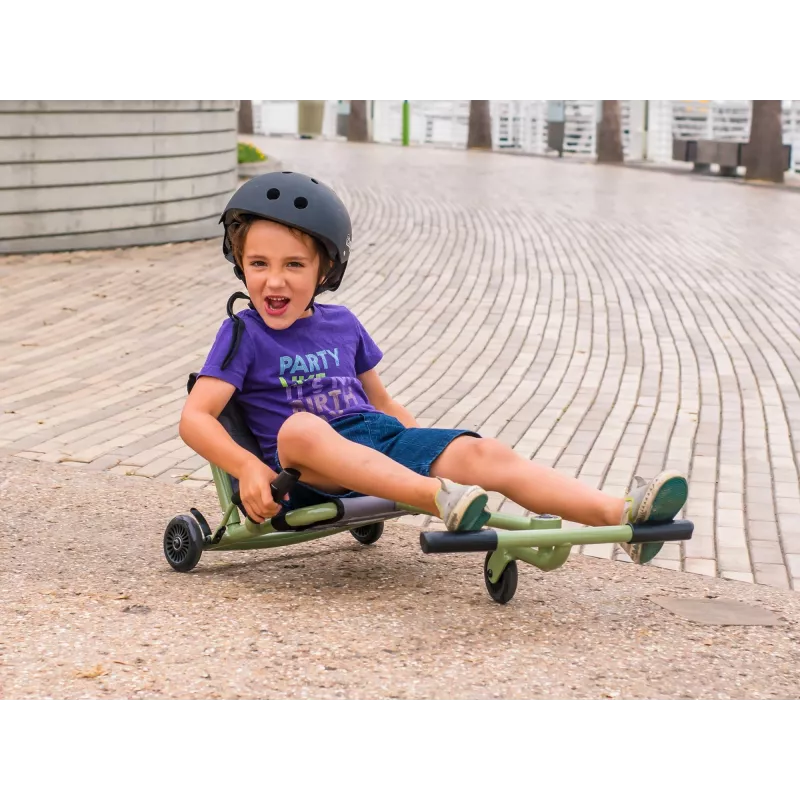 EzyRoller Classic Kart a pedais para crianças 3-12 anos, Preto