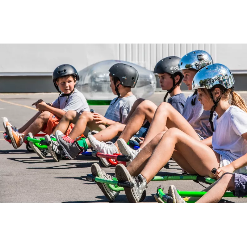 EzyRoller Classic Brinquedo de montar Blue para crianças dos 3-12 anos