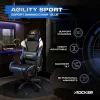 X Rocker Agility eSports Cadeira gaming Azul/Preto