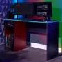 XROCKER Gaming Secretária Cinzento-Vermelho