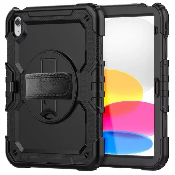 Tech-Protect Solid360 para iPad 10,9 10.ª Ger (2022) / iPad 11 11.ª Ger (2025) Preto