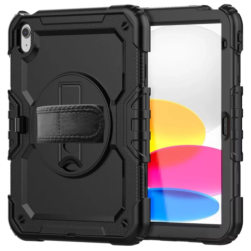 Tech-Protect Solid360 para iPad 10,9 10.ª Ger (2022) / iPad 11 11.ª Ger (2025) Preto