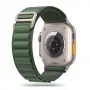Capa de nylon TECH-PROTECT NYLON PRO APPLE WATCH 4 / 5 / 6 / 7 / 8 / SE / ULTRA (42 / 44 / 45 / 49 MM) MILITARY GREEN