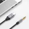 TECH-PROTECT ULTRABOOST Cabo de áudio USB-C para mini-jack 3,5 mm 100 cm Preto
