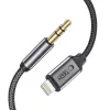 TECH-PROTECT UltraBoost Cabo Lightning para mini-jack AUX 3.5mm 100cm Preto