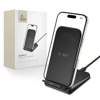 TECH-PROTECT QI15W-S2 Carregador sem fios 15W preto