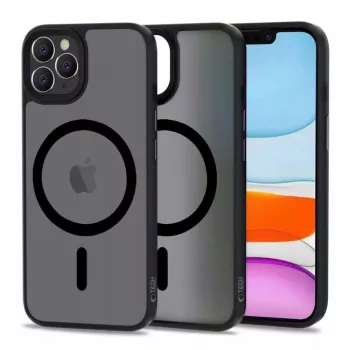 Tech-Protect MagMat Capa MagSafe para Apple iPhone 11 Pro - preto mate