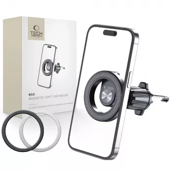 TECH-PROTECT N53 Suporte magnético MagSafe para saída de ar do carro preto