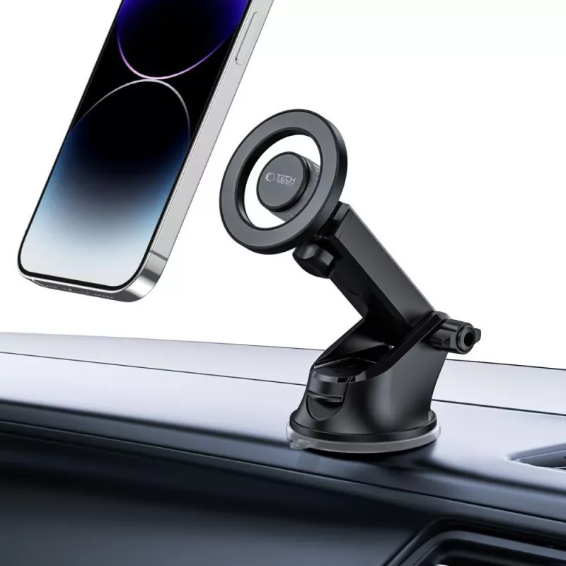 TECH-PROTECT N51 Suporte magnético MagSafe para painel e saída de ar do carro preto