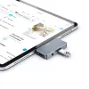 TECH-PROTECT V6-HUB Adaptador 4em1 cinzento