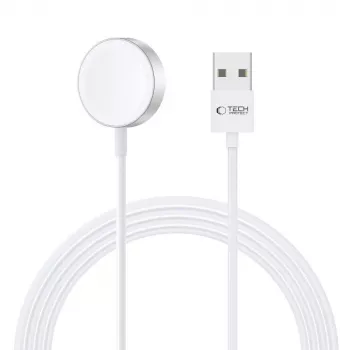TECH-PROTECT ULTRABOOST Cabo de carregamento magnético 120cm Apple Watch branco