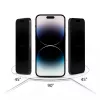 HOFI Anti Spy Glass Pro+ Protetor de ecrã de privacidade para Apple iPhone 12 / 12 Pro
